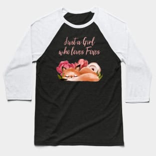 Love Foxes Baseball T-Shirt